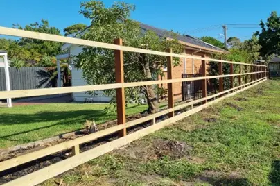 Timber fence frame