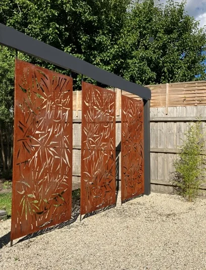 Garden Supplies jungle rust outdoor screen